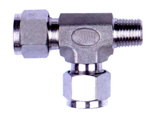 Stainless Steel Run Tee Compression Tube Fitting